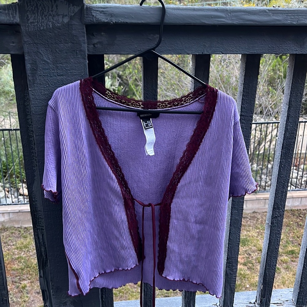 Purple never used vest